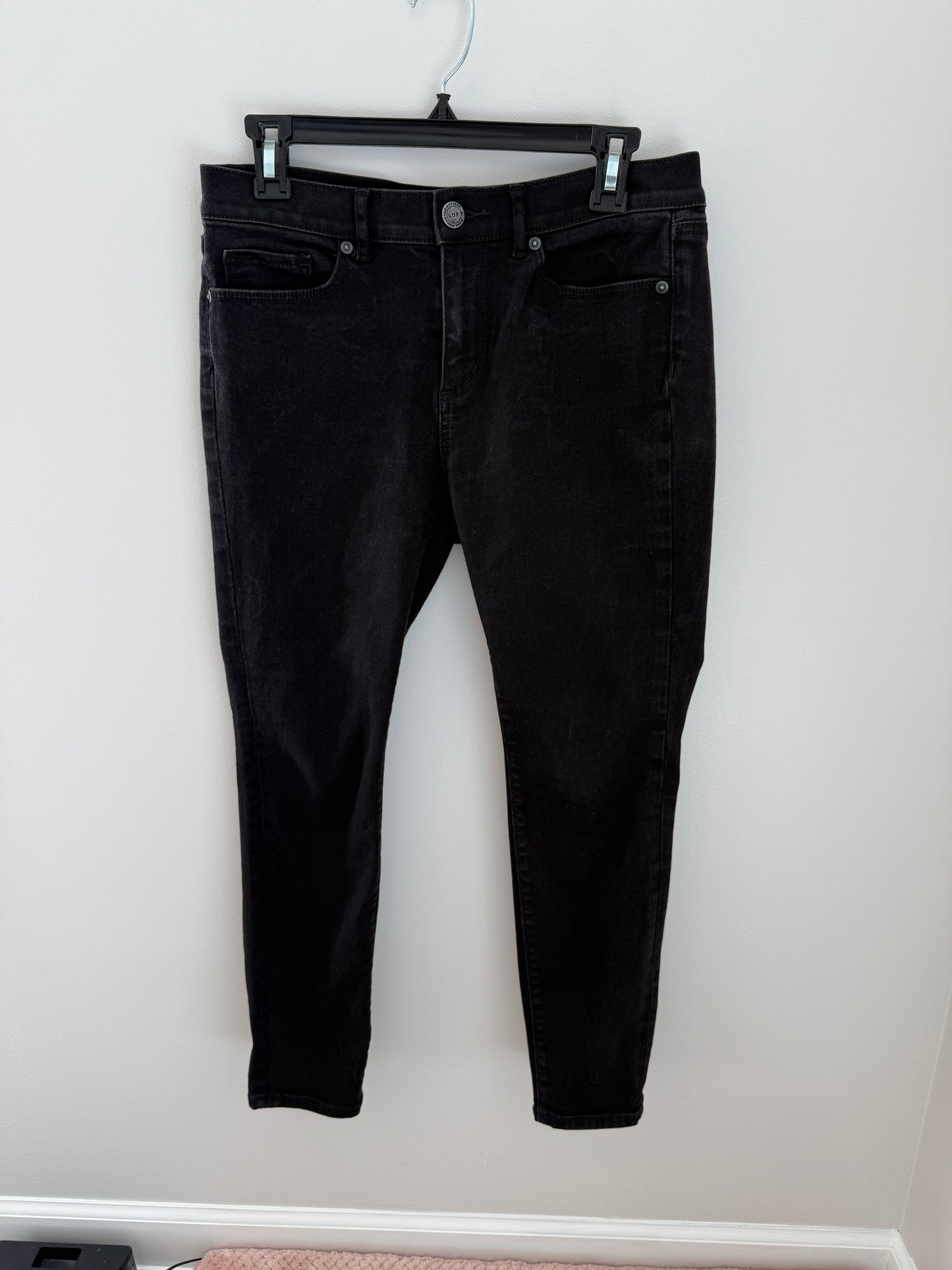 Loft Black Skinny Jeans