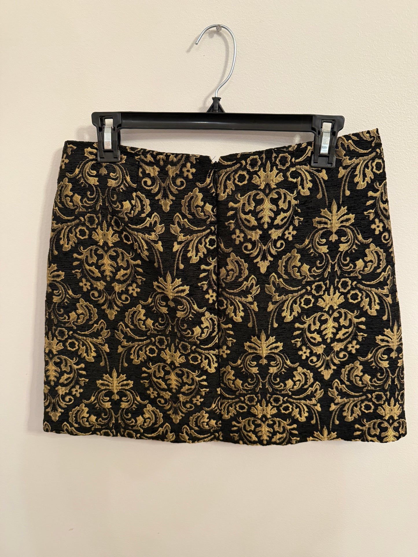 Urban Outfitter Gold and Black Mini Skirt